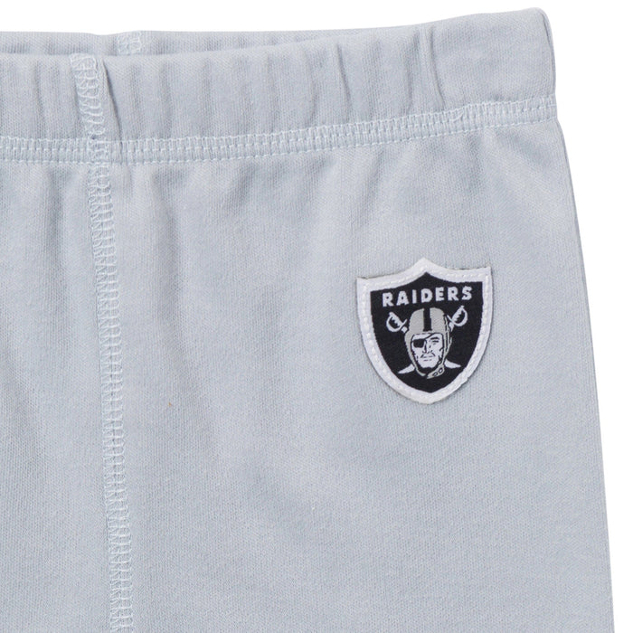 3-Piece Baby Boys Las Vegas Raiders Bodysuit, Active Pant and Cap Outfits & Sets NFL