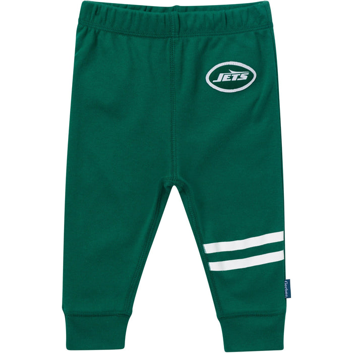 3-Piece Baby Boys New York Jets Bodysuit, Active Pant and Cap Outfits & Sets NFL