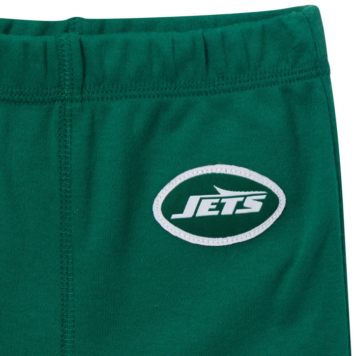 3-Piece Baby Boys New York Jets Bodysuit, Active Pant and Cap Outfits & Sets NFL