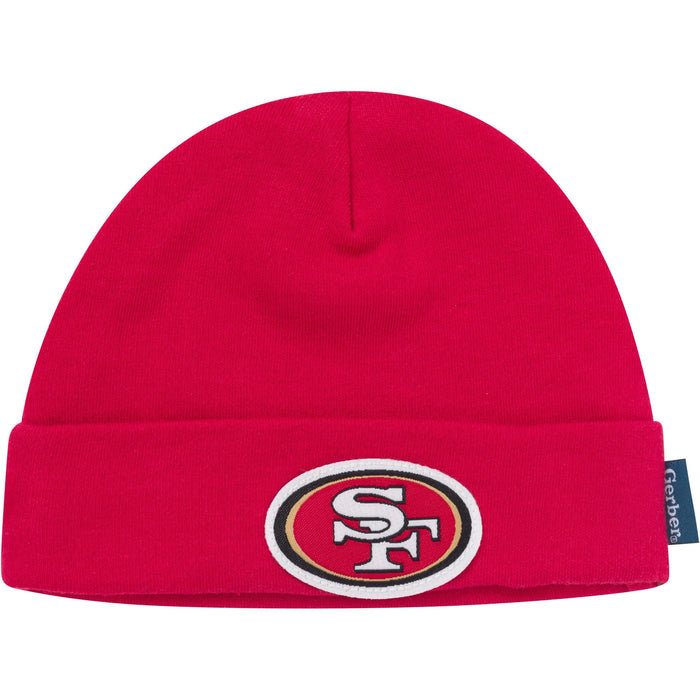 3-Piece Baby Boys 49Ers Bodysuit, Active Pant and Cap Outfits & Sets NFL