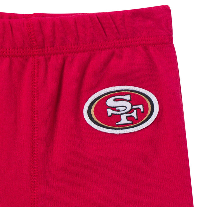 3-Piece Baby Boys 49Ers Bodysuit, Active Pant and Cap Outfits & Sets NFL
