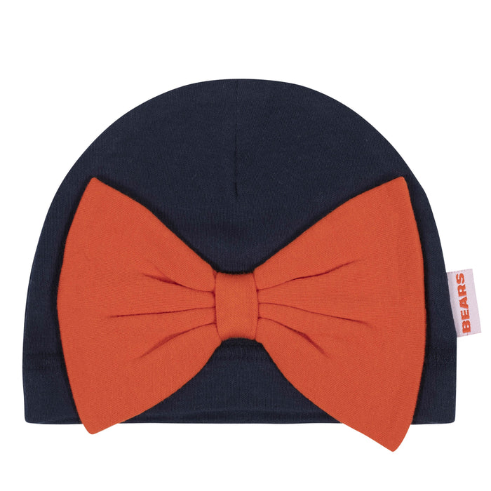 Baby Girls Chicago Bears 3-Piece Bodysuit, Pant, and Cap Set-Gerber Childrenswear