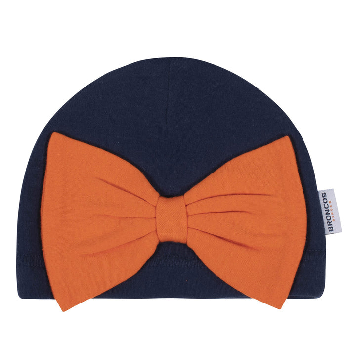 Baby Girls Denver Broncos 3-Piece Bodysuit, Pant, and Cap Set-Gerber Childrenswear