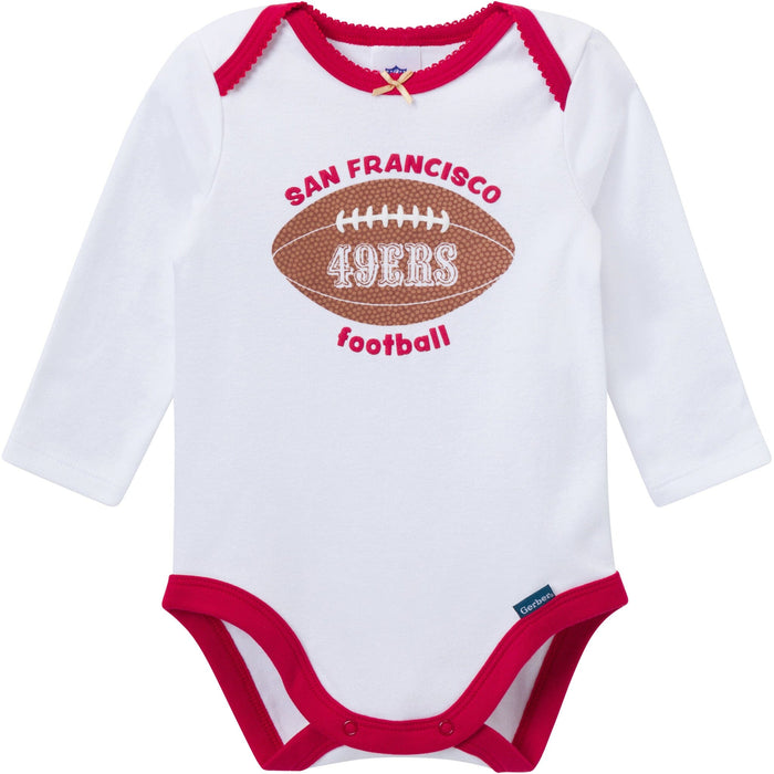 3-Piece Baby Girls 49Ers Bodysuit, Pants & Headband Set Outfits & Sets NFL