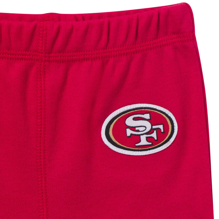 3-Piece Baby Girls 49Ers Bodysuit, Pants & Headband Set Outfits & Sets NFL