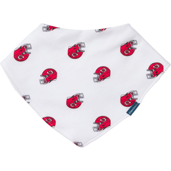 3-Pack Baby Neutral Kansas City Chiefs Bibs and Burp Cloth Set NFL NFL