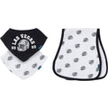 3-Pack Baby Neutral Las Vegas Raiders Bibs and Burp Cloth Set NFL NFL