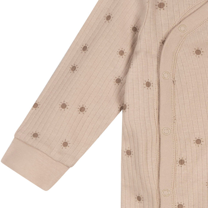 3-Piece Neutral Safari Footless Pajamas, Swaddle, and Cap Bundle Bundle Gerber Childrenswear