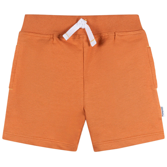 3-Piece Infant & Toddler Boys Awesome Yellow T-Shirts & Shorts Outfits & Sets Gerber®