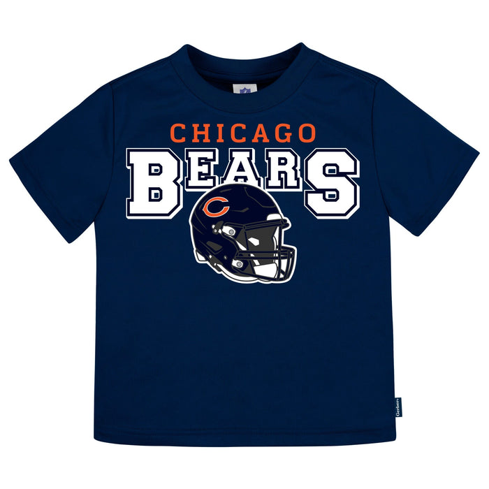 3-Piece Infant & Toddler Neutral Chicago Bears T-Shirts Tops NFL