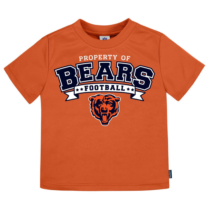 3-Piece Infant & Toddler Neutral Chicago Bears T-Shirts Tops NFL