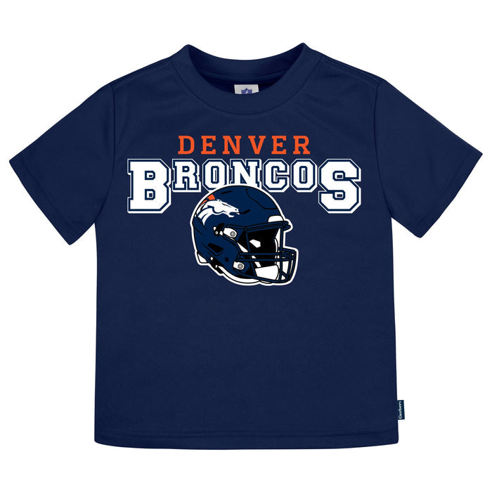 3-Piece Infant & Toddler Neutral Denver Broncos T-Shirts Tops NFL