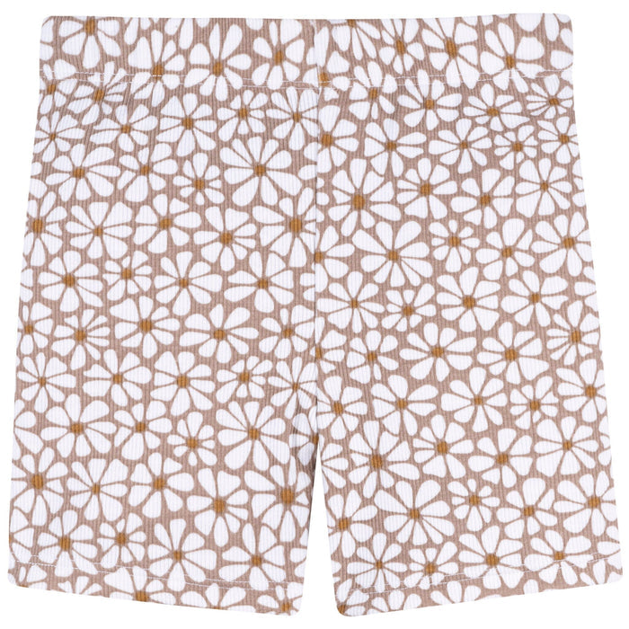 3-Piece Infant & Toddler Girls Daisy Sunshine T-Shirts & Shorts Outfits & Sets Gerber®