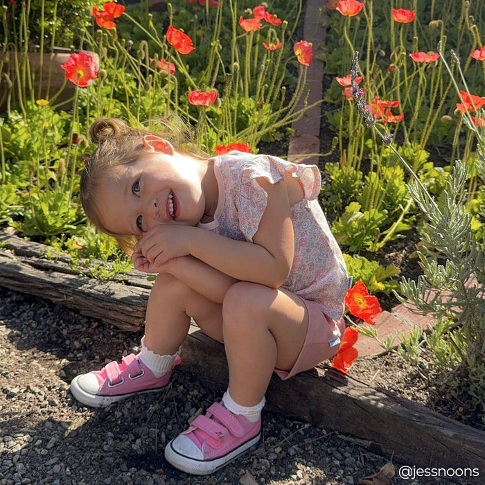 3-Piece Infant & Toddler Girls Pink Floral Shirts and Shorts Set outfits Gerber®