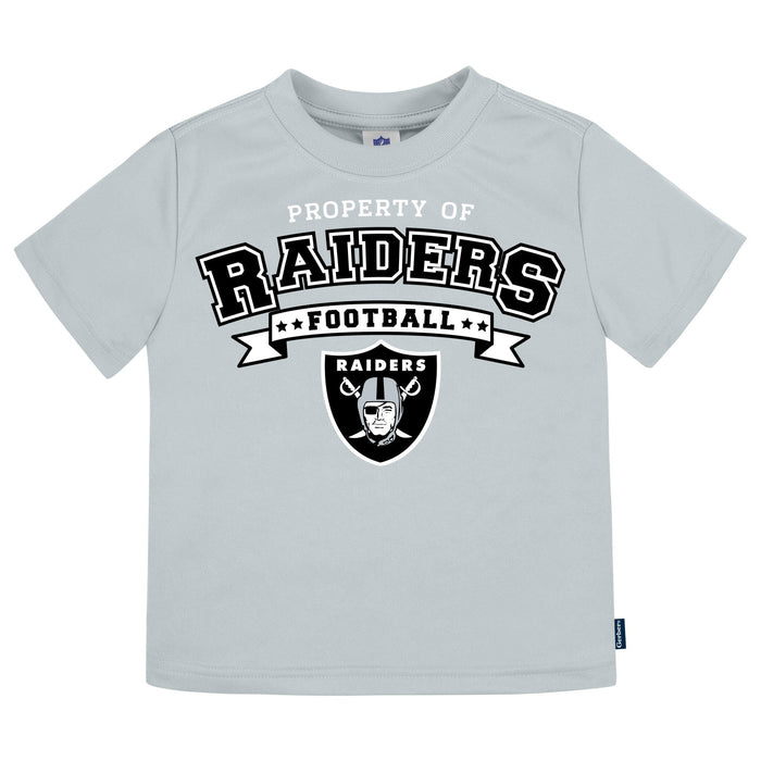 3-Piece Infant & Toddler Neutral Las Vegas Raiders T-Shirts Tops NFL