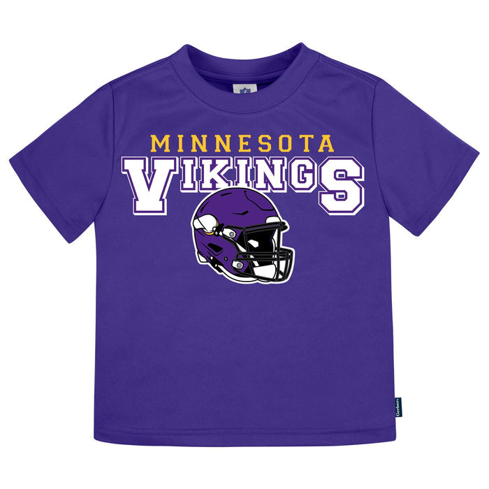 3-Piece Infant & Toddler Neutral Minnesota Vikings T-Shirts Tops NFL
