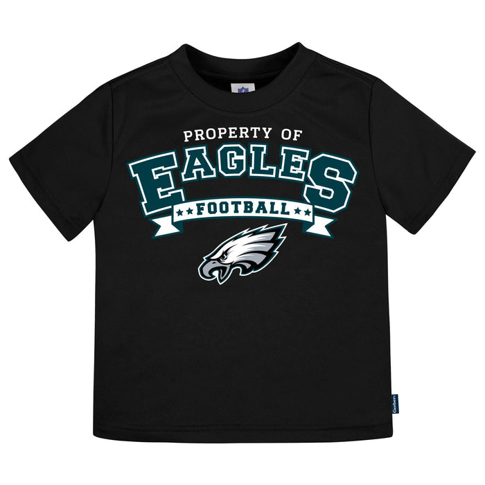 3-Piece Infant & Toddler Neutral Philidelphia Eagles T-Shirts Tops NFL