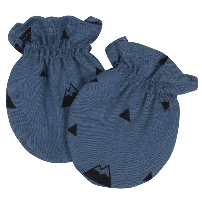 4-Pack Baby Boys Badger Organic Mittens-Gerber Childrenswear