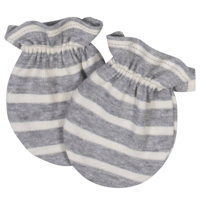 4-Pack Baby Boys Badger Organic Mittens-Gerber Childrenswear