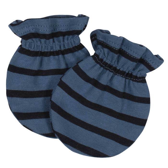 4-Pack Baby Boys Badger Organic Mittens-Gerber Childrenswear