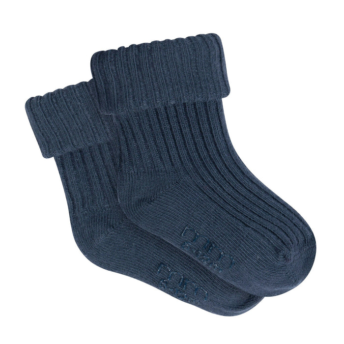 4-Pack Baby Boys Blue Rolled Cuff Ribbed Socks socks modern moments™ by Gerber®