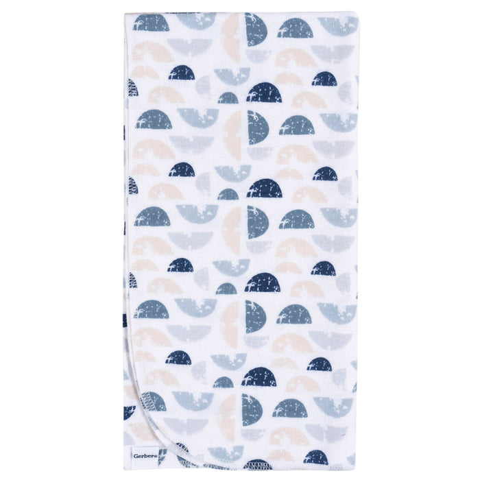 4-Pack Baby Boys Coastal Calm Flannel Blankets