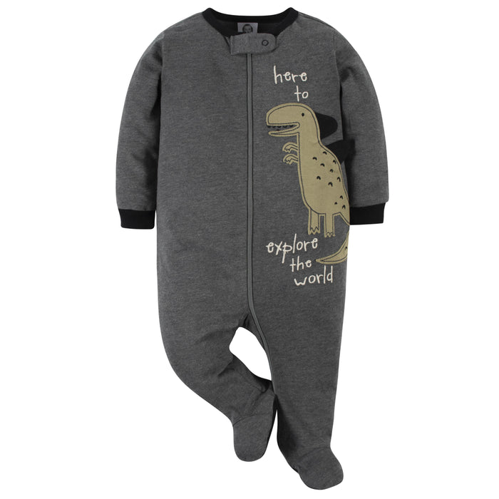 4-Pack Baby Boys Dino Sleep 'n Plays-Gerber Childrenswear