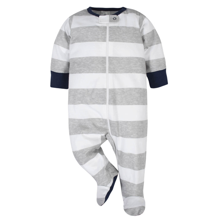 4-Pack Baby Boys Dino Sleep N' Plays-Gerber Childrenswear