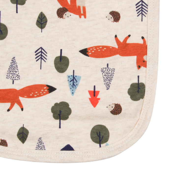 4-Pack Baby Boys Fox Terry Burpcloths