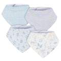 4-Pack Baby Boys Multi Blues Bandana Bib bibs Just Born®