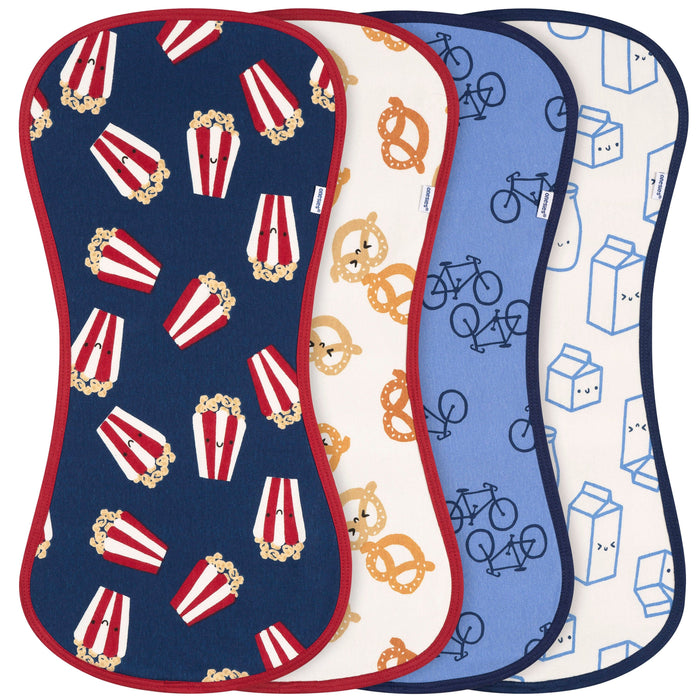 4-Piece Baby Boys Movie Burpcloth bibs Gerber®