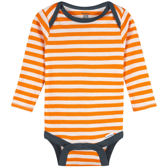 4-Pack Baby Boys Space Animals Long Sleeve Onesies® Bodysuits and Sleep 'N Play outfits Gerber®
