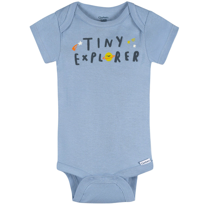 4-Pack Baby Boys Space Animals Onesies® Bodysuits and Sleep 'N Play outfits Gerber®