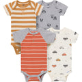 4-Pack Baby Boys Trucks & Dogs Short Sleeve Bodysuits onesies Gerber®