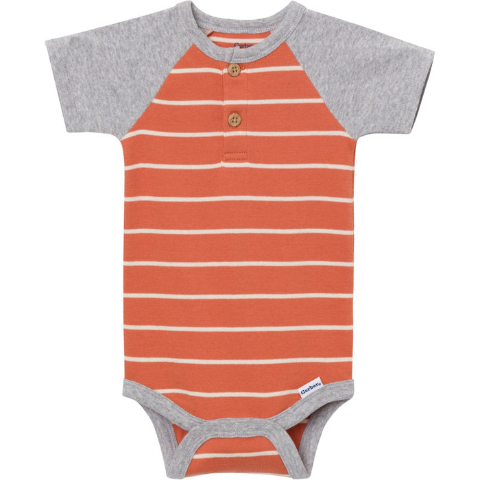 4-Pack Baby Boys Trucks & Dogs Short Sleeve Bodysuits onesies Gerber®