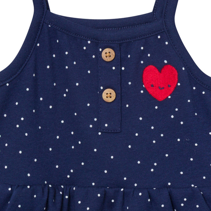 4-Pack Baby Girls Americana Sleeveless Bodysuits onesies Gerber®