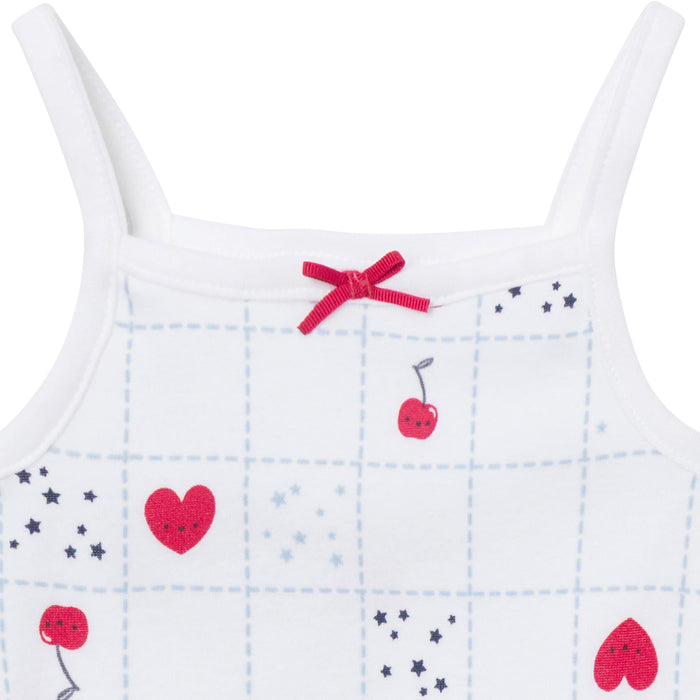 4-Pack Baby Girls Americana Sleeveless Bodysuits onesies Gerber®