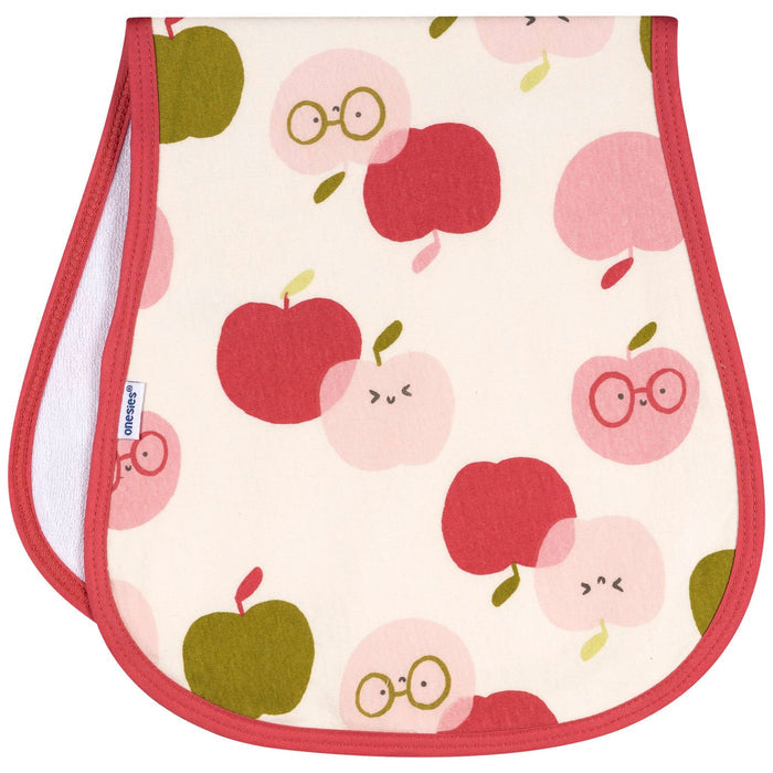4-Piece Baby Girls Nature Burpcloth bibs Gerber®