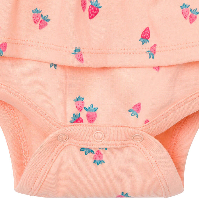 4-Pack Baby Girls Berries Sleeveless Bodysuits onesies Gerber®