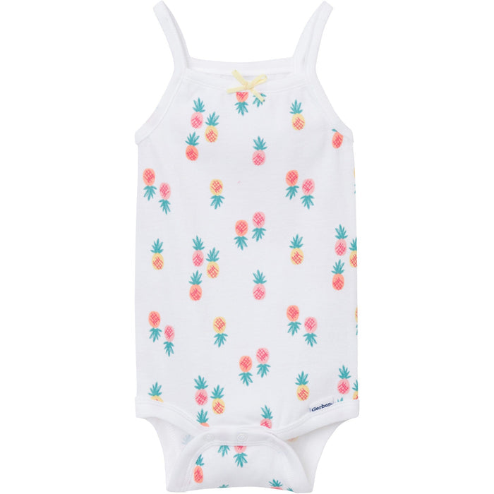 4-Pack Baby Girls Berries Sleeveless Bodysuits onesies Gerber®