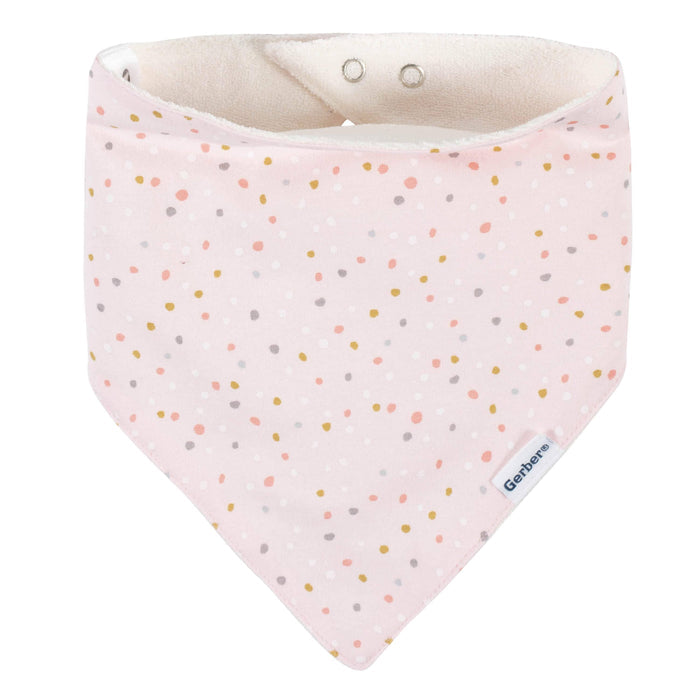 4-Pack Baby Girls Bunny Ballerina Bandana Bibs-Gerber Childrenswear