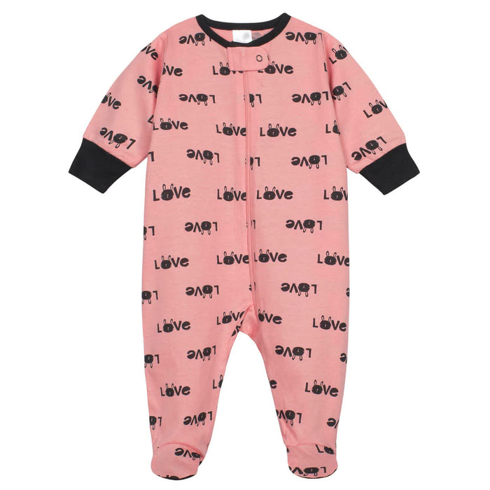 4-Pack Baby Girls Bunny Sleep N' Play