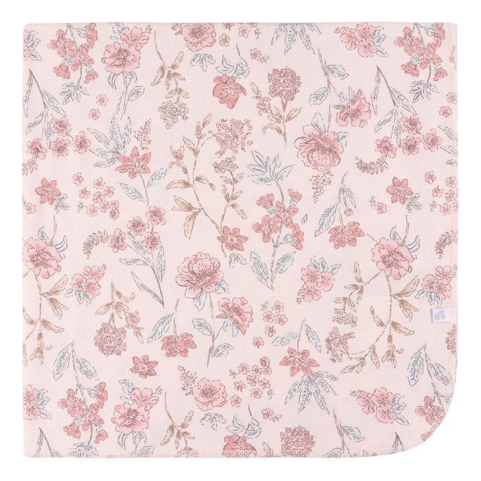 4-Pack Baby Girls Pink Cotton Flannel Blanket Blankets Gerber®