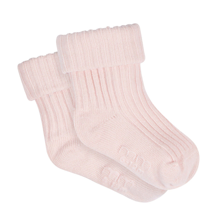 4-Pack Baby Girls Pink Rolled Cuff Ribbed Socks socks modern moments™ by Gerber®