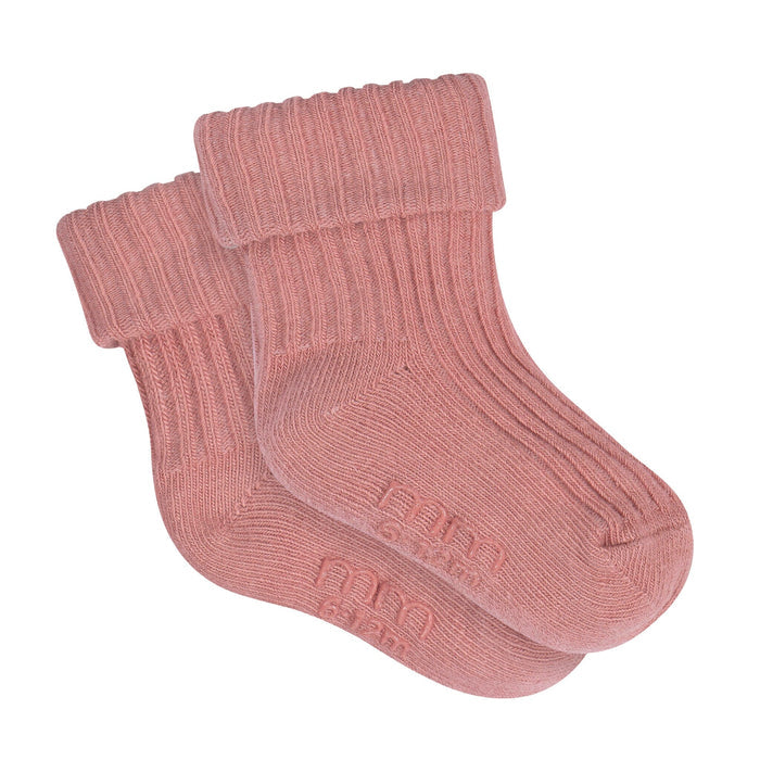4-Pack Baby Girls Pink Rolled Cuff Ribbed Socks socks modern moments™ by Gerber®
