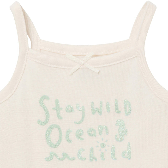 4-Pack Baby Girls Shells Sleeveless Bodysuits onesies Gerber®
