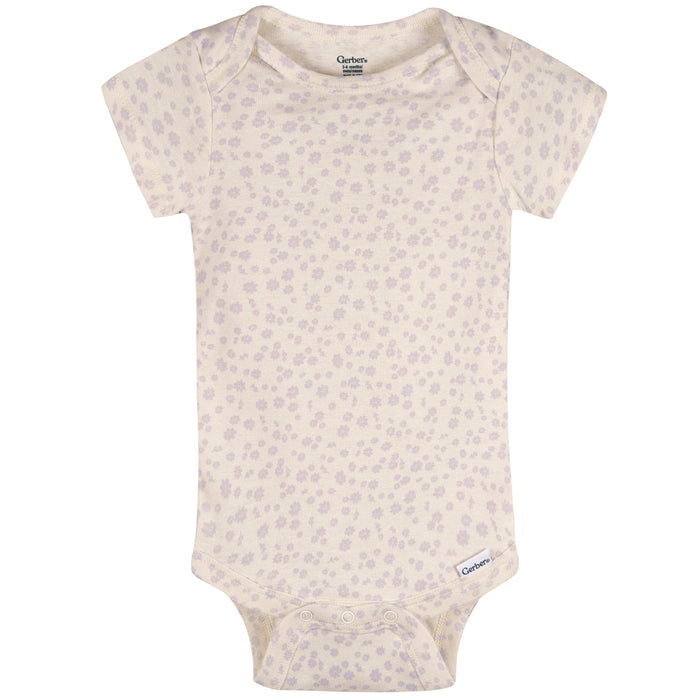 4-Pack Baby Girls Teacup Kittens Onesies® Bodysuits and Sleep 'N Play outfits Gerber®