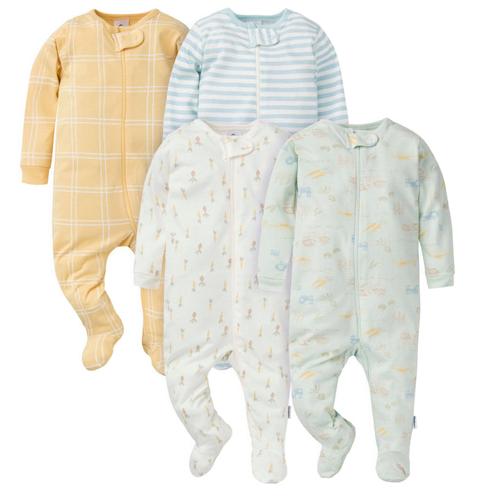 4-Pack Baby Neutral Farm Sleep 'N Plays
