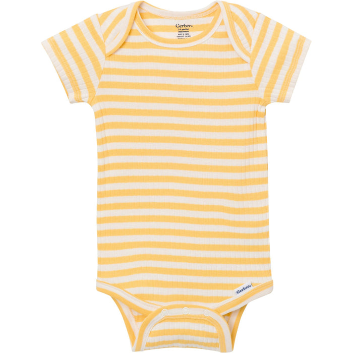 4-Pack Baby Neutral Fruit Picking Short Sleeve Bodysuits onesies Gerber®