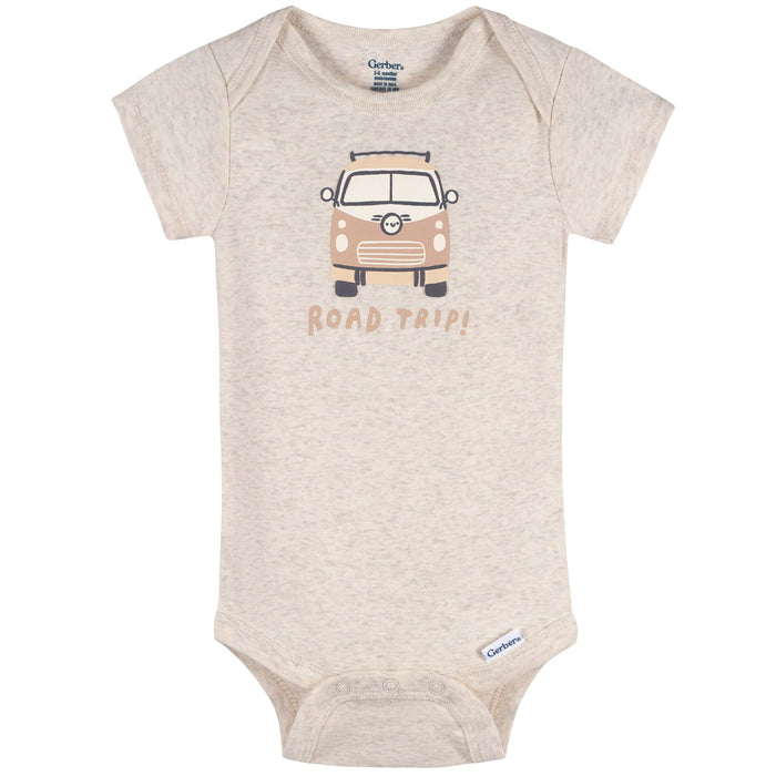 4-Pack Baby Neutral Road Trip Onesies® Bodysuits and Sleep 'N Play outfits Gerber®